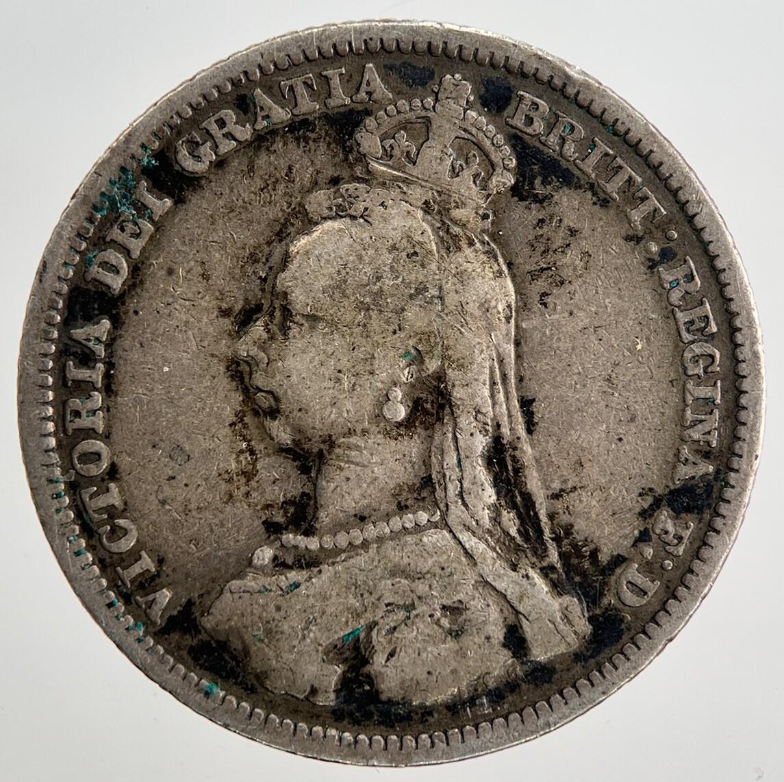 1887 Victoria Shilling Silver Coin | Collectable Grade