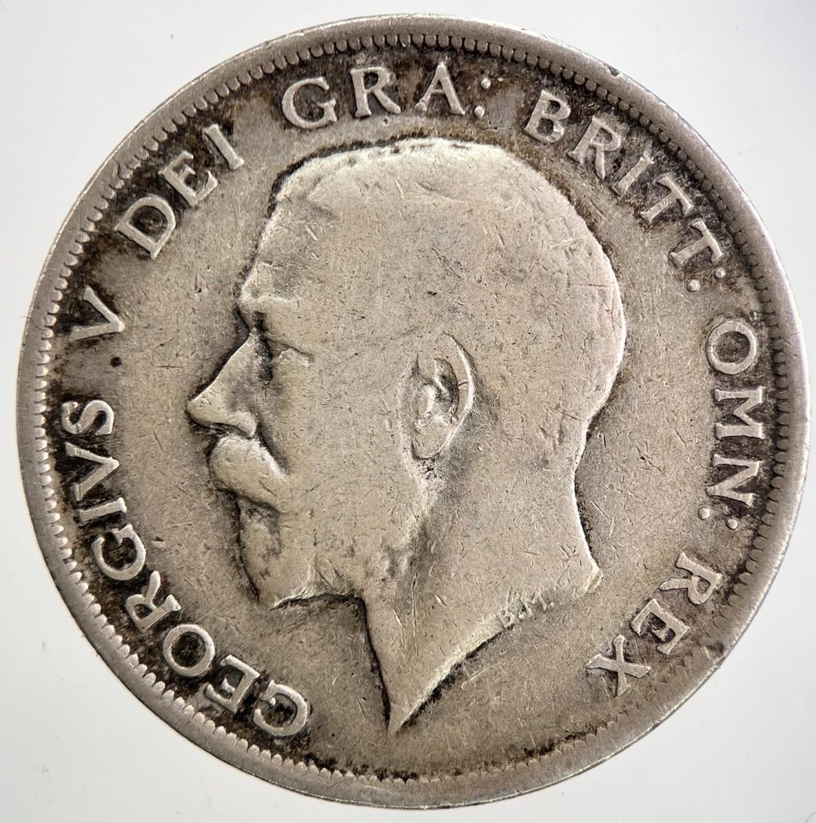 1918 George V Half-Crown Silver Coin | Collectable Grade