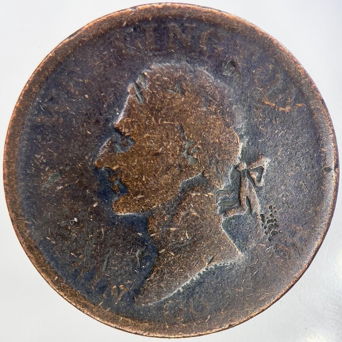 1816 Irish Edward Stephens Penny Coin | Collectable Grade | a298