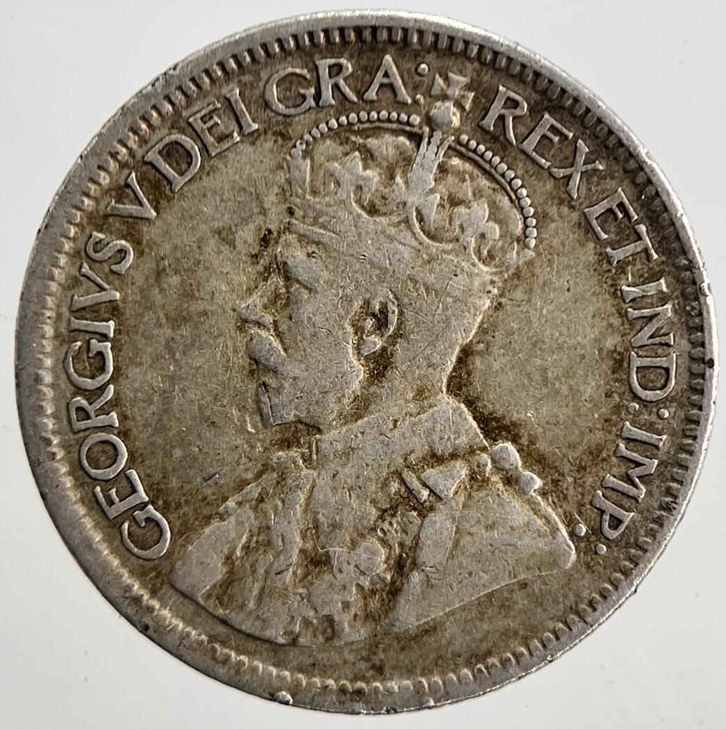 1918 Canada 10 Cents Silver Coin | Fine Collectable Grade