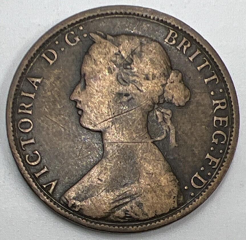 1861 Canada Nova Scotia One Cent Coin | Fair Grade