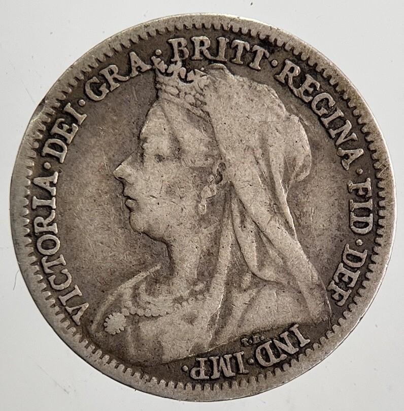 1899 Victoria Threepence Silver Coin | Collectable Grade