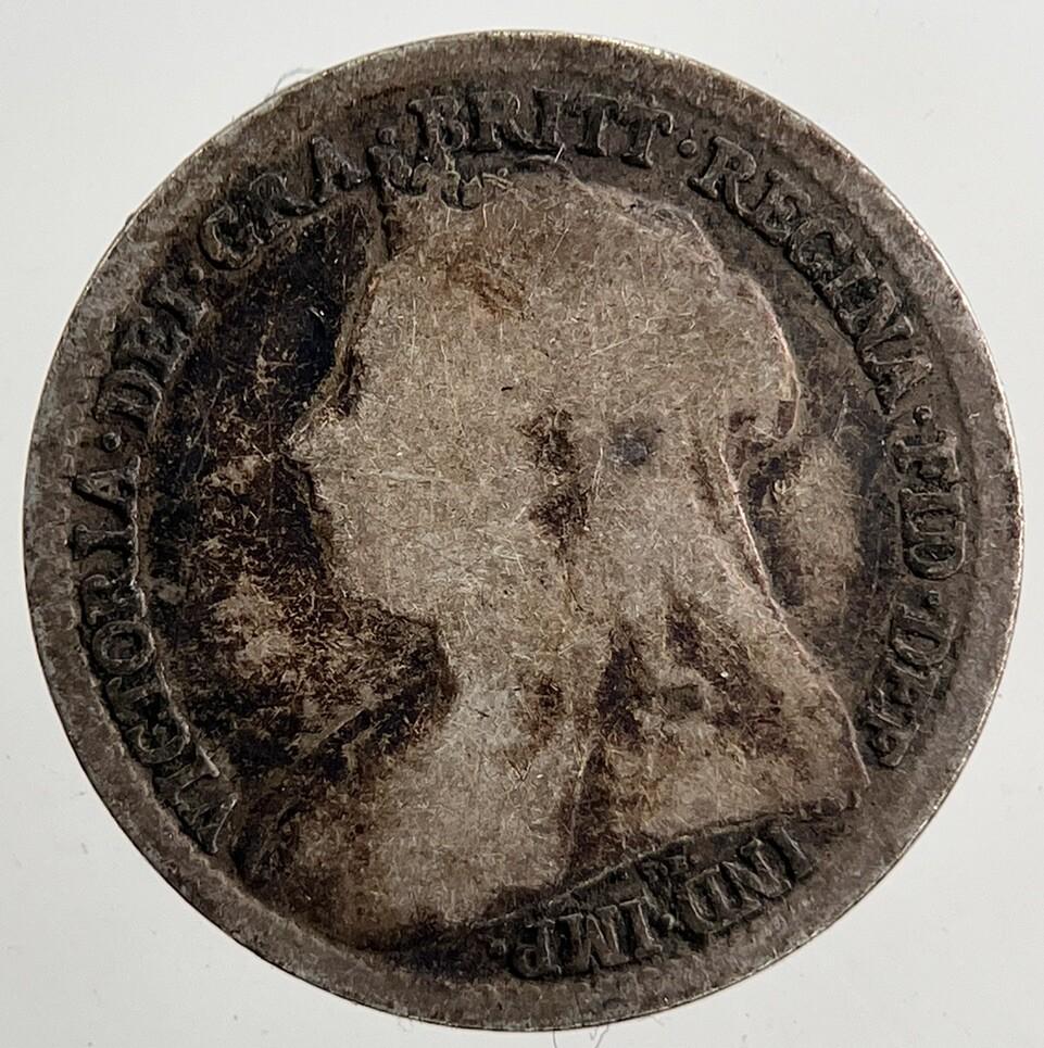 1897 Victoria Threepence Silver Coin | Collectable Grade