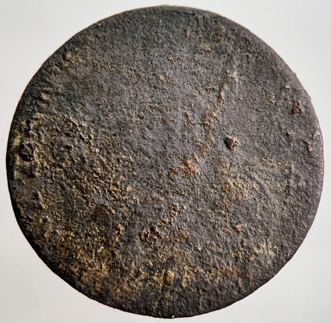 George 3rd III Half-Penny British Coin | Worn Grade