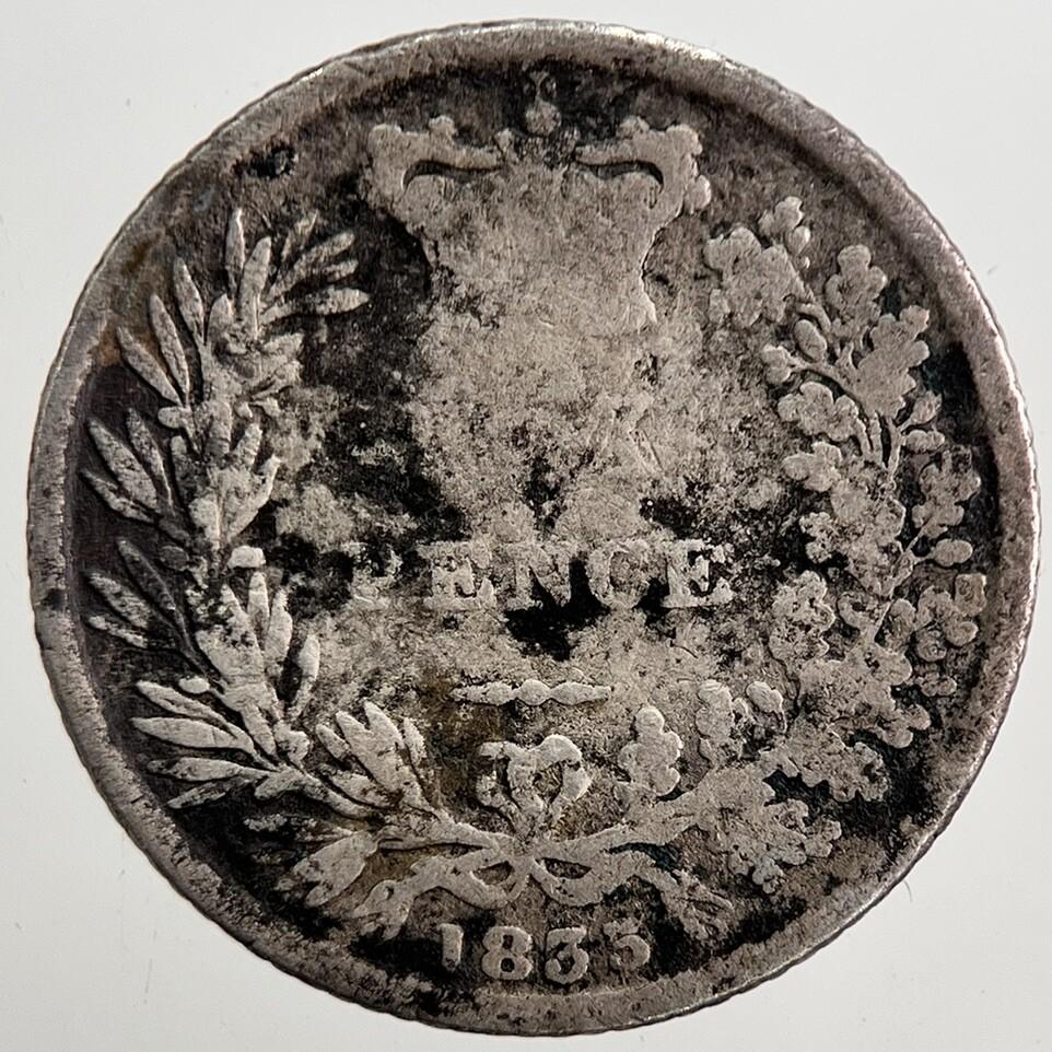 1835 William IV Sixpence Silver Coin | Collectable Grade