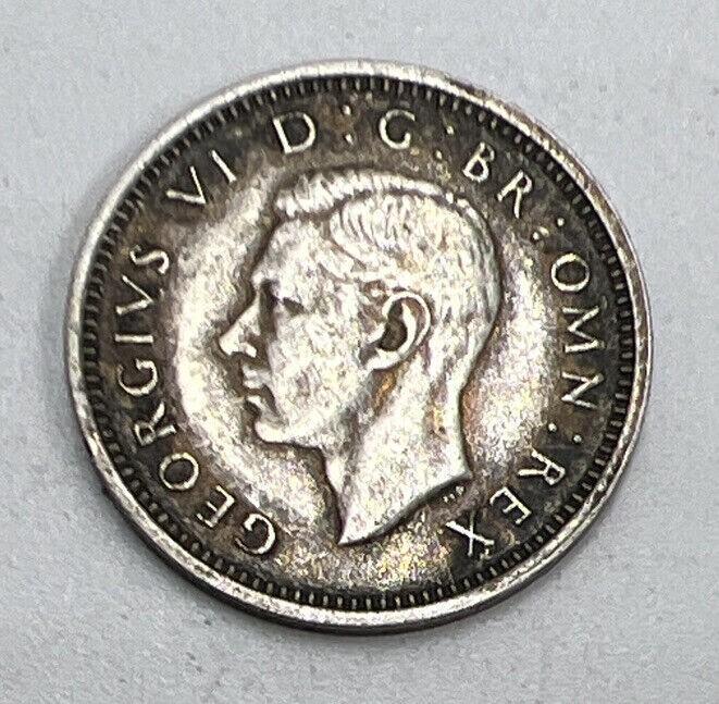 1937 Threepence | British Silver Coin | George VI | Collectable Grade