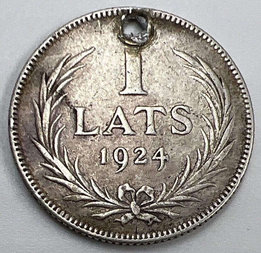 1924 1 One Lats | Latvia Silver Coin | Collectable Grade