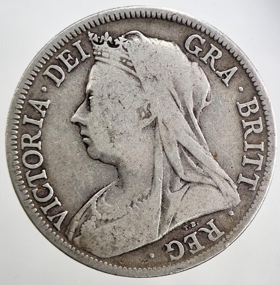 1897 Victoria Half-Crown Silver Coin | Collectable Grade