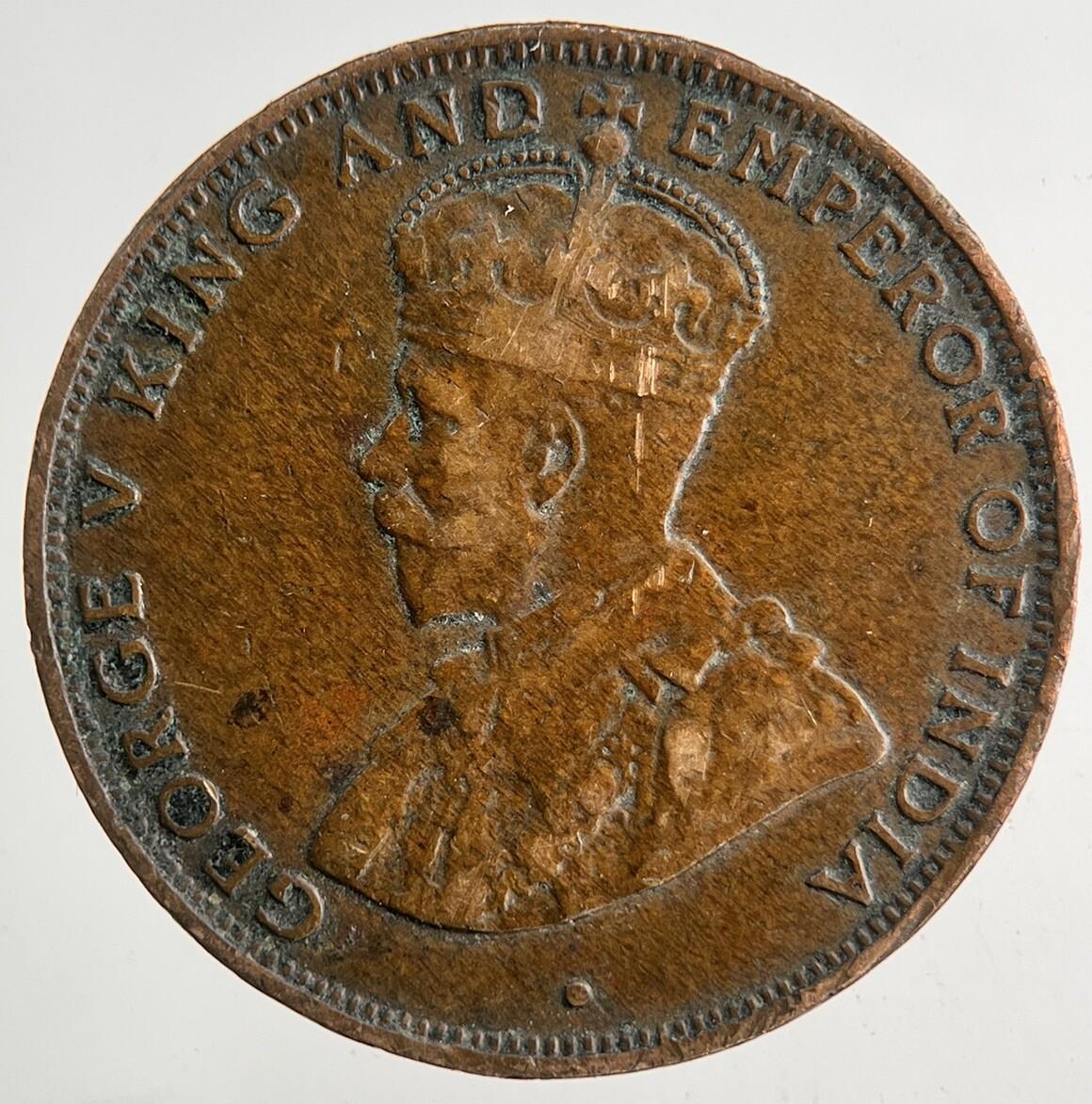 1934 Hong Kong 1 Cent Coin | Fine Collectable Grade | a9174