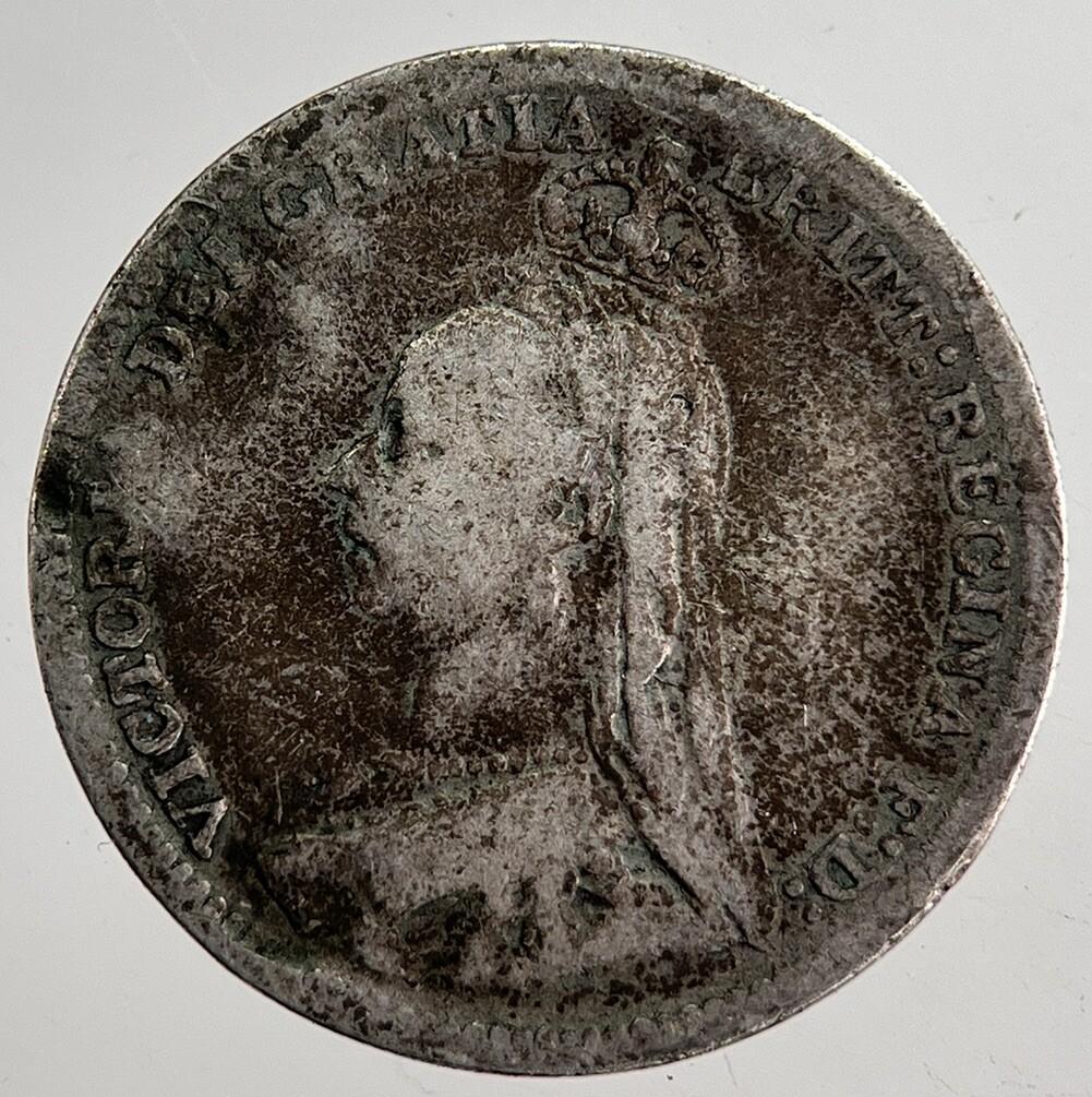 1891 Victoria Threepence Silver Coin | Collectable Grade | a8684