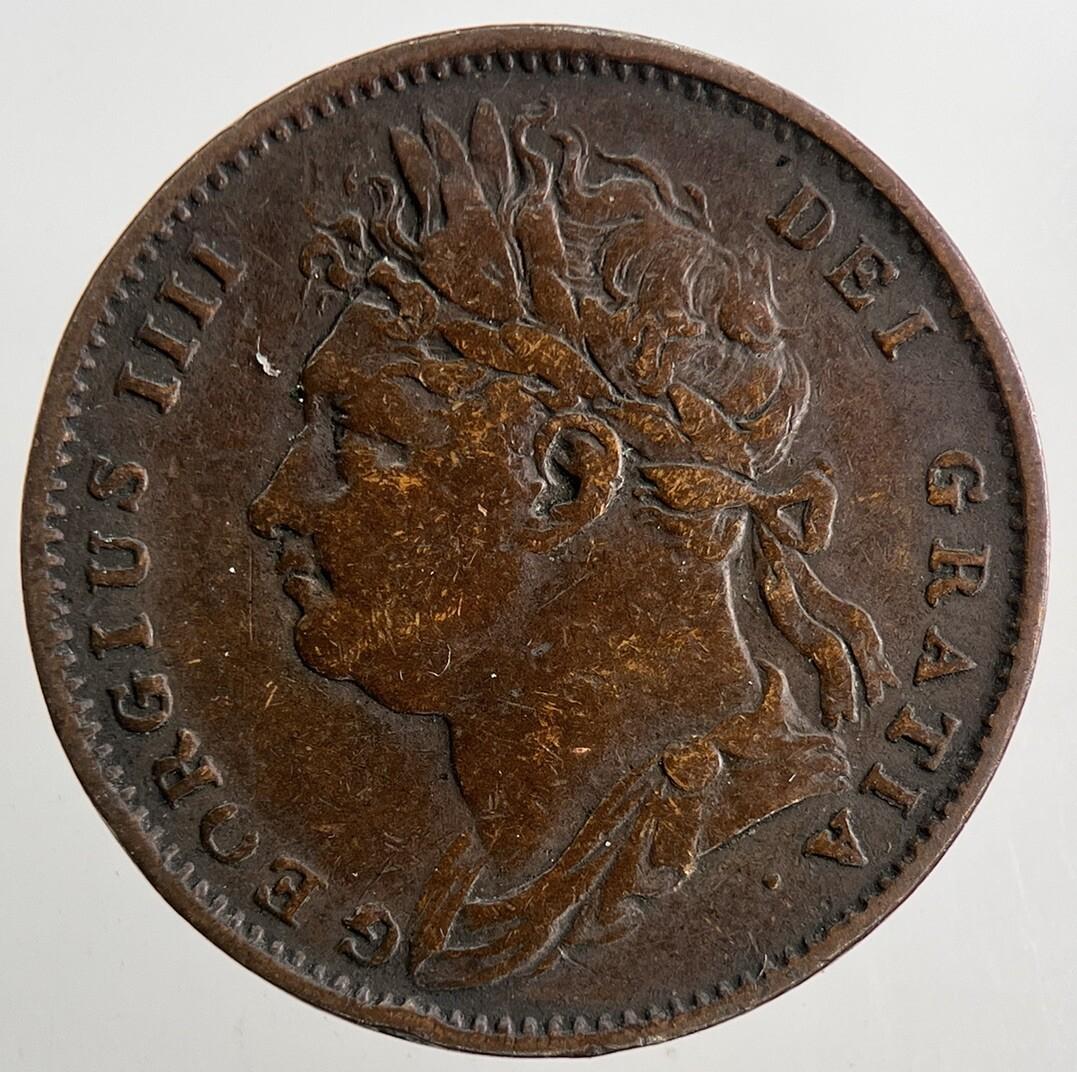 1821 George IV Farthing | Fine Collectable Grade | a9094