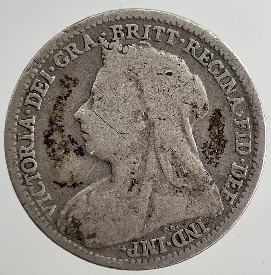 1895 Victoria Threepence Silver Coin | Collectable Grade | a8805