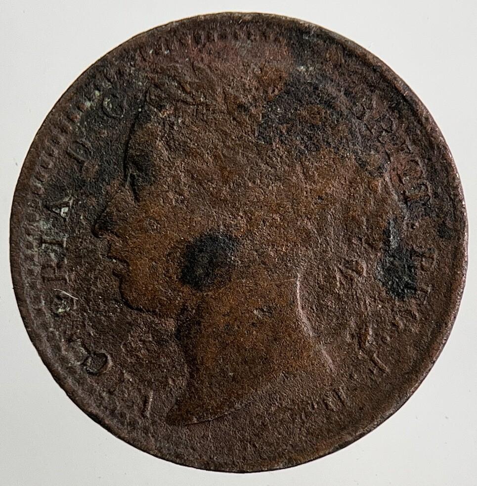 1868 Victoria 1/3 One Third Farthing Coin | Fine Collectable Grade | a9074