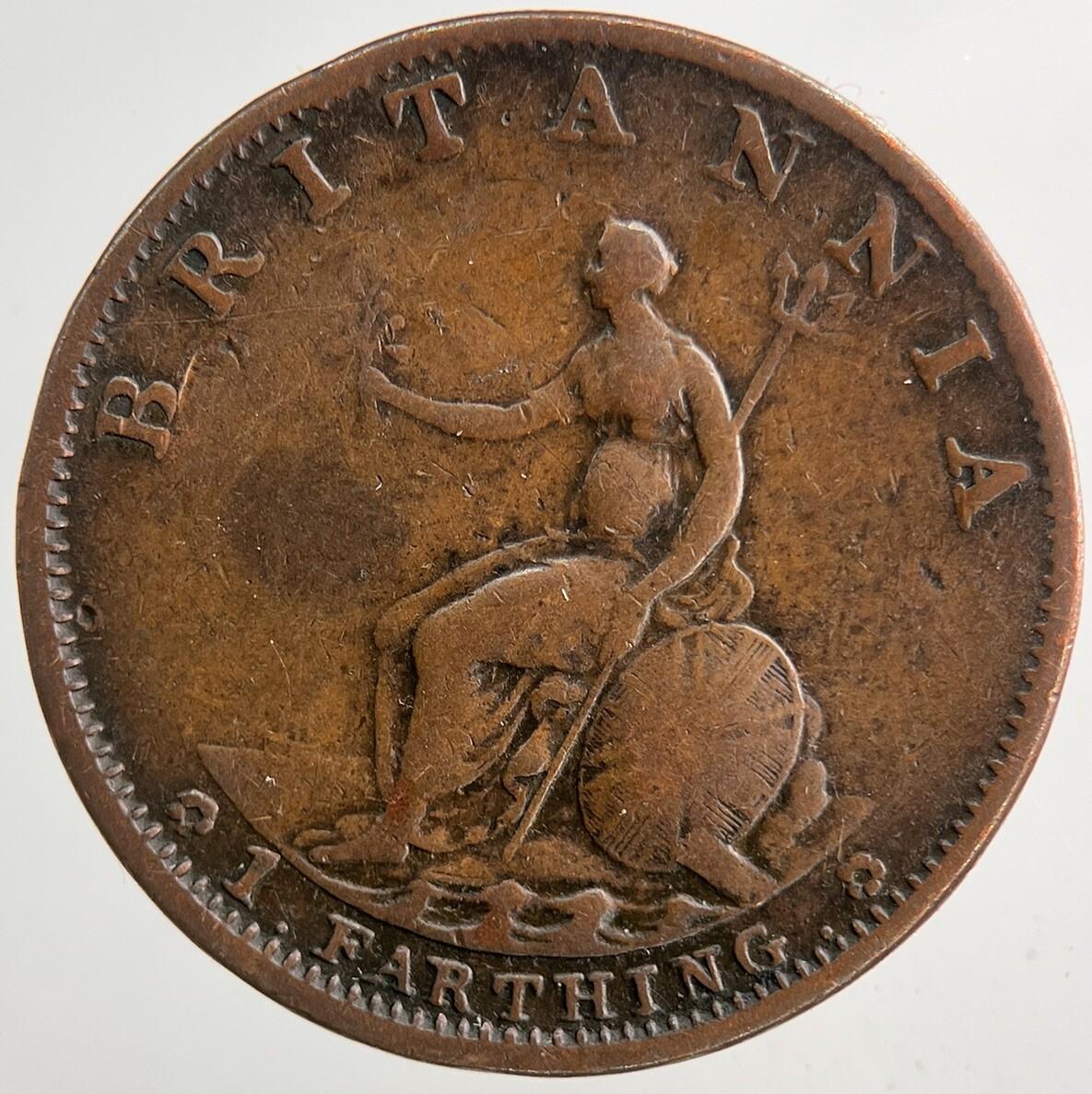 1799 George 3rd III Farthing Coin | Fine Collectable Grade | a9231