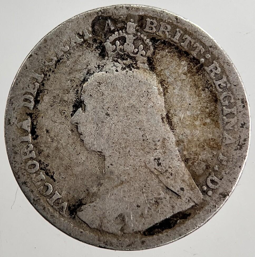 1890 Victoria Threepence Silver Coin | Collectable Grade | a8679