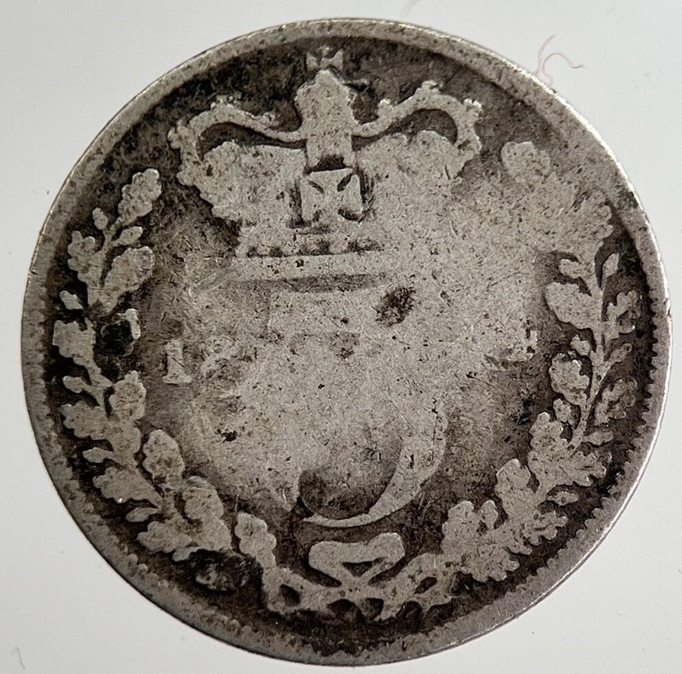 1874 Victoria Threepence Silver Coin | Collectable Grade | a8826