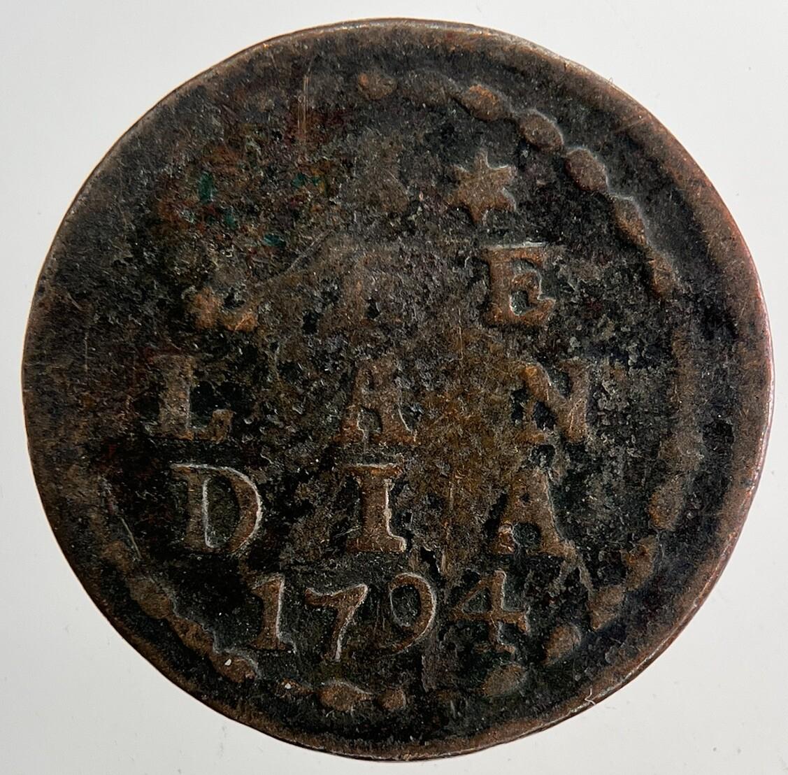 1794 Netherlands Luctor Emzrgo Zeelandia Coin | Collectable Grade | a9429