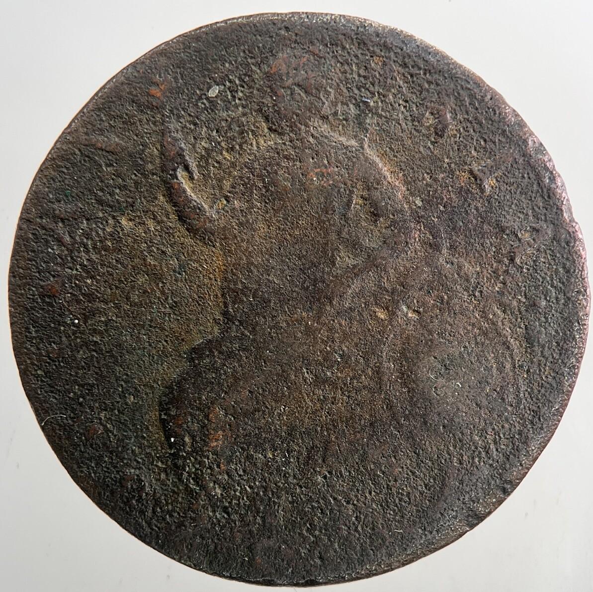 British William III 3rd & Mary Half-Penny Coin | Collectable Grade | a9355