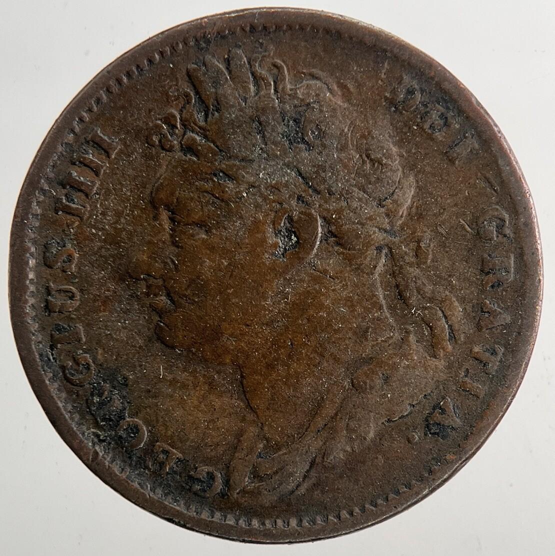 1825 George IV Farthing | Fine Collectable Grade | a9337