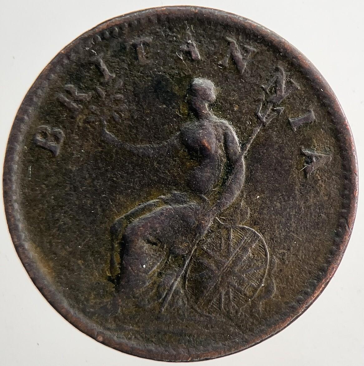 1807 George 3rd III Farthing Coin | Fine Collectable Grade | a9296