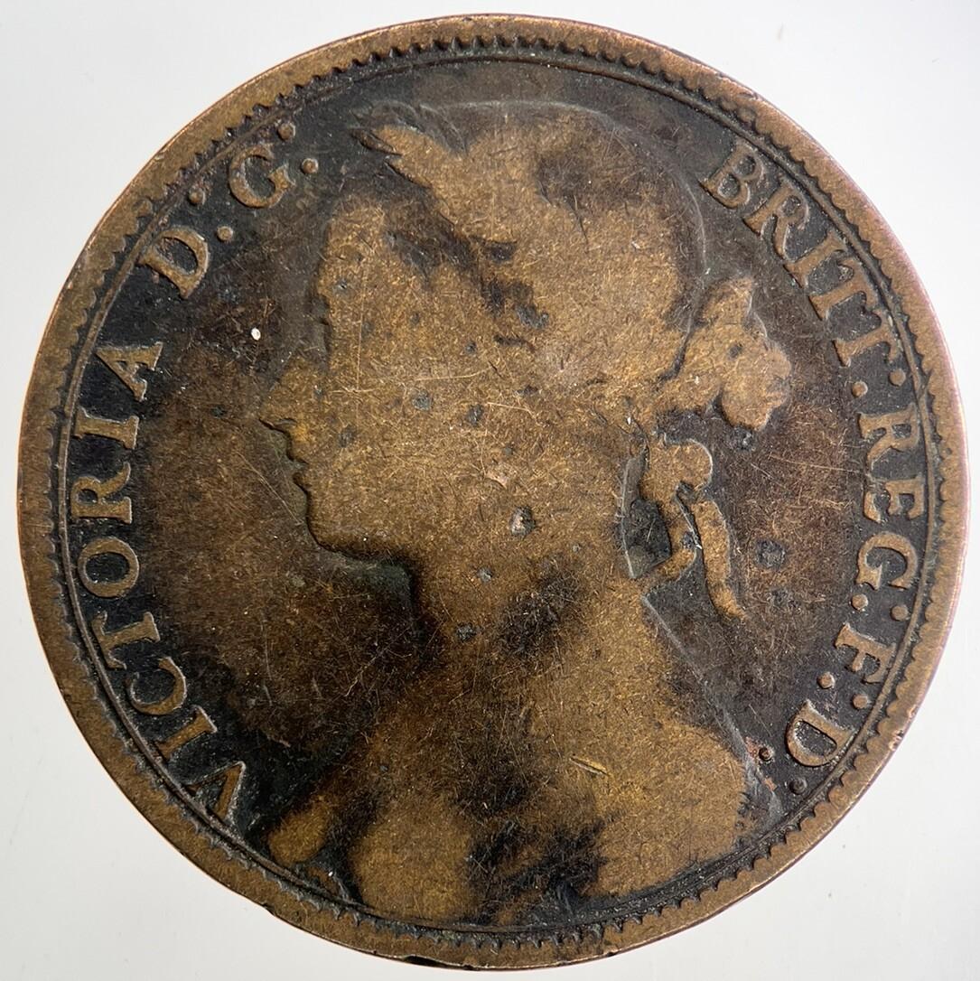 1879 Victoria One Penny Coin | Collectable Grade | a9404