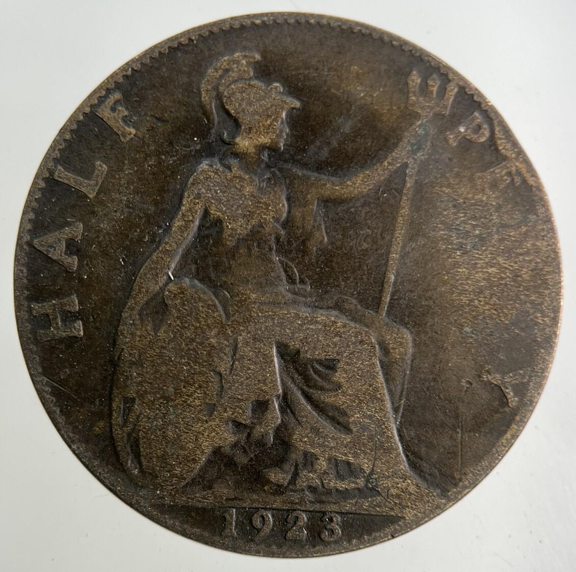 1923 George V Half-Penny Coin | Collectable Grade