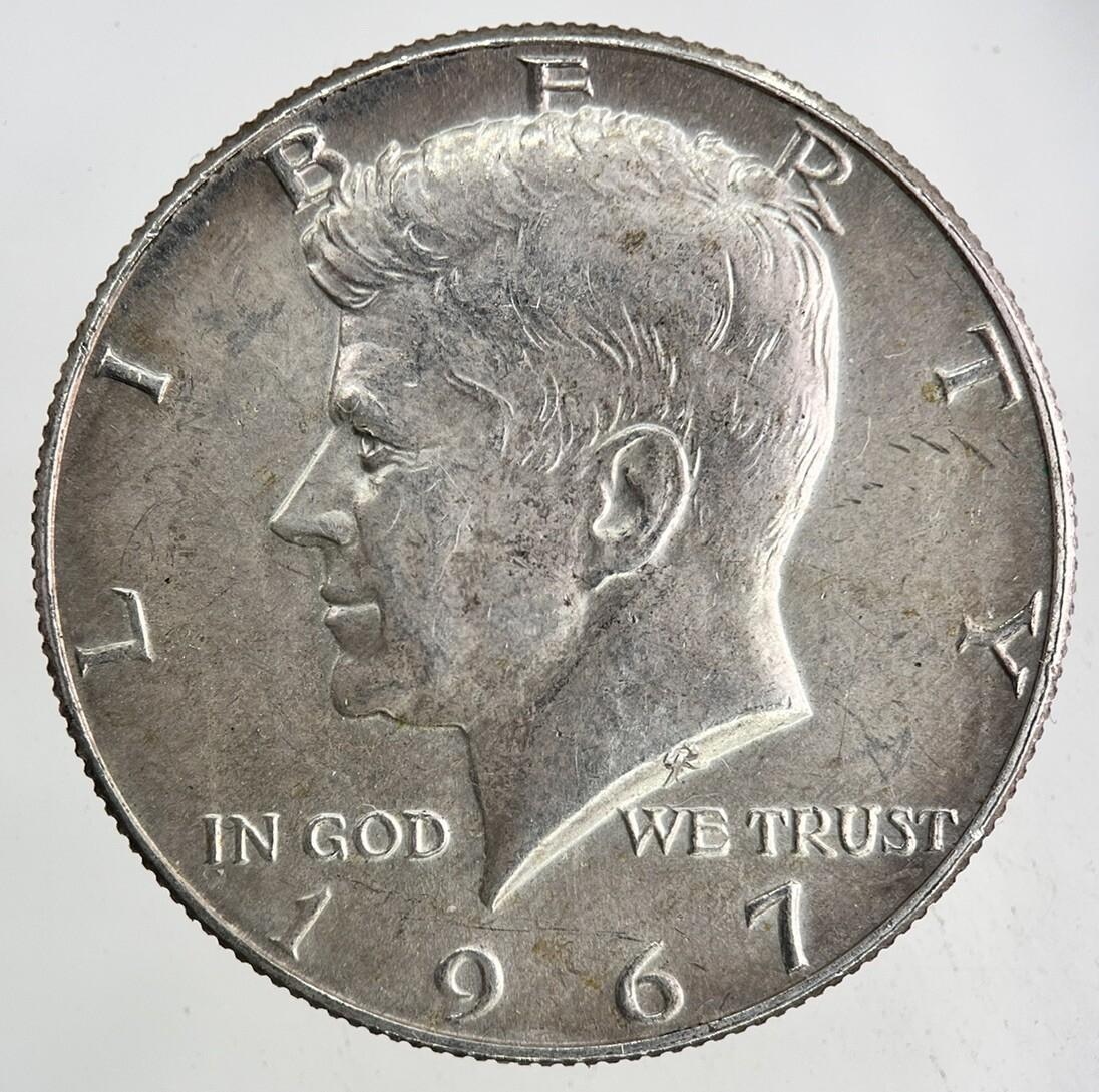 1967 US USA Kennedy Half Dollar Silver Coin | Very High Grade