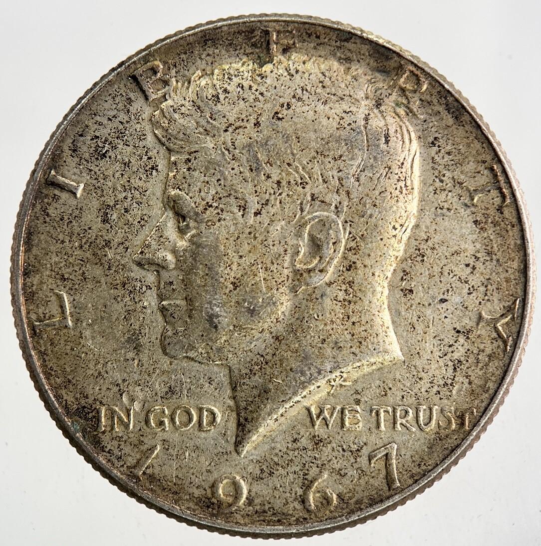 1967 US USA Kennedy Half Dollar Silver Coin | Fine Collectable Grade