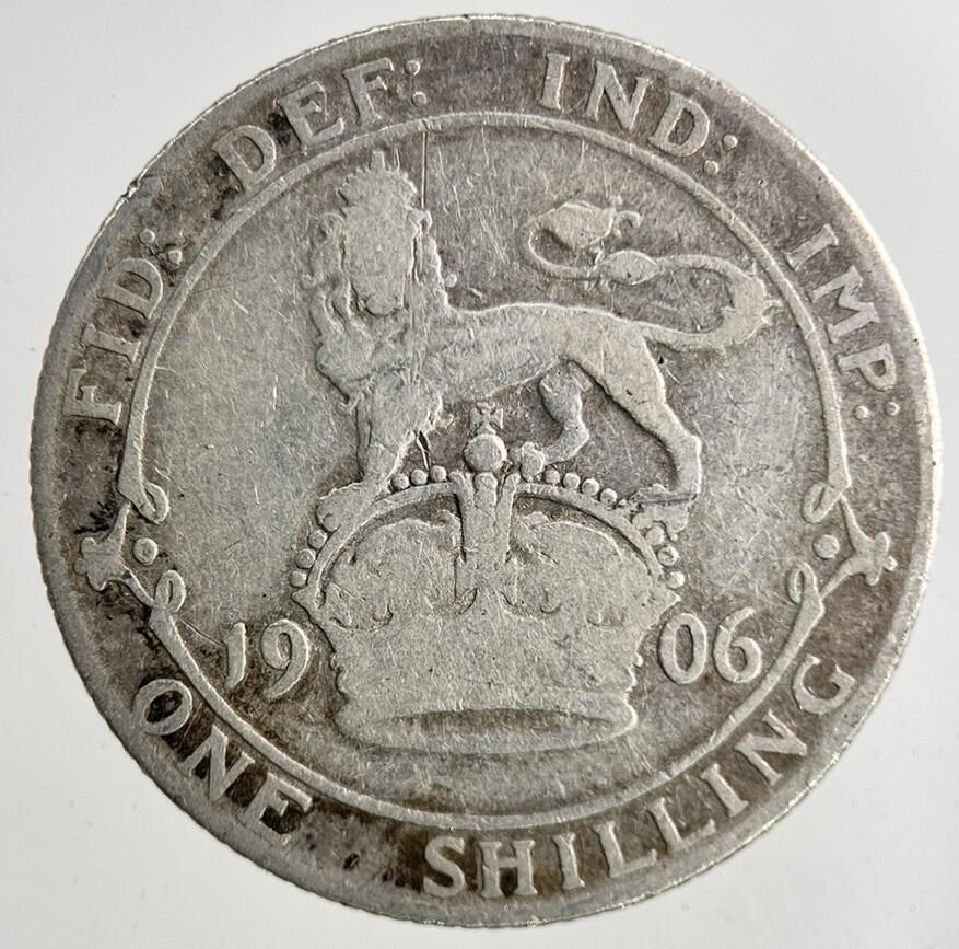 1906 Edward VII Silver Shilling Coin | Collectable Grade