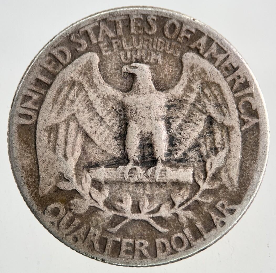 1942 US USA Quarter Dollar Silver Coin | Fine Collectable Grade