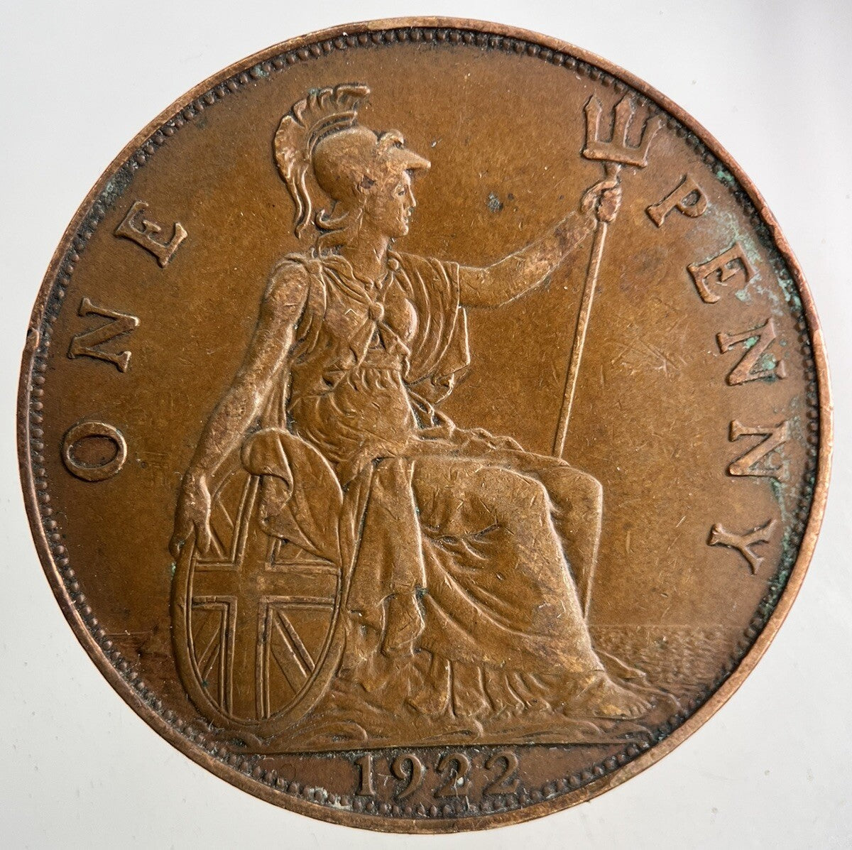 1922 George V One Penny Coin | Fine Collectable Grade