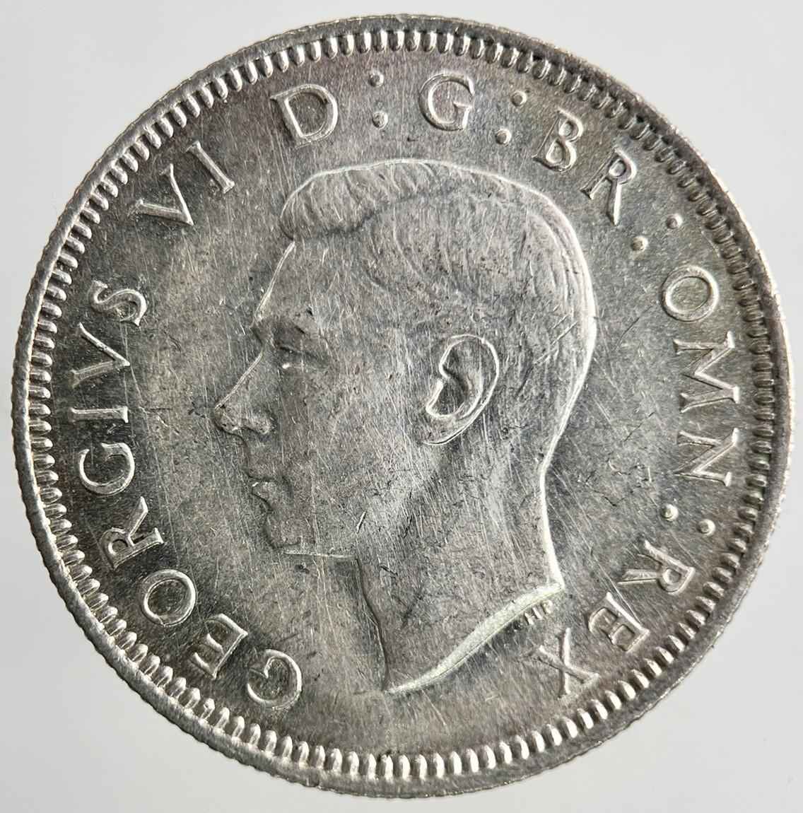 1945 George VI Silver Shilling Coin | Very High Grade