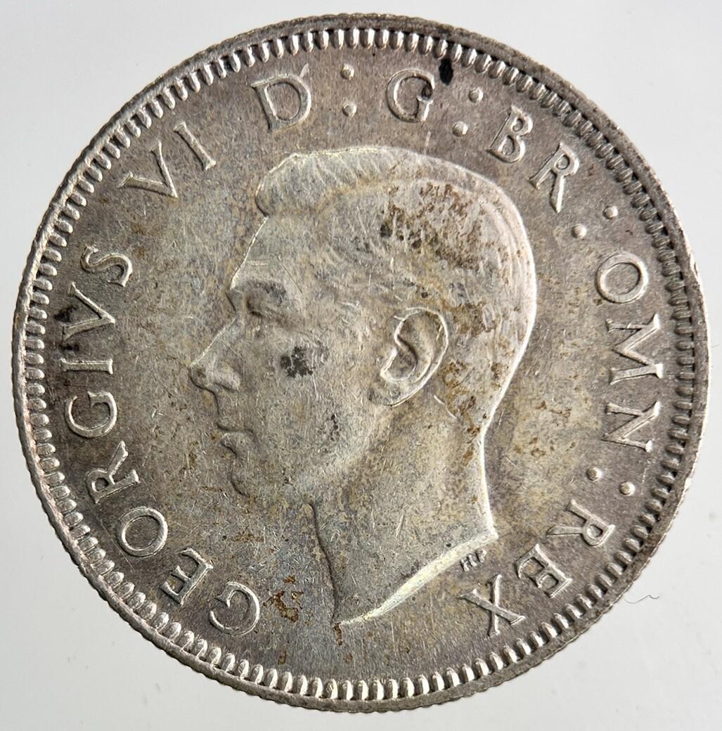 1945 George VI Silver Shilling Coin | Very High Grade