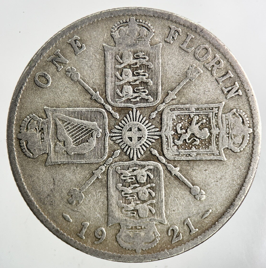 1921 George V Florin Silver Coin | Collectable Grade