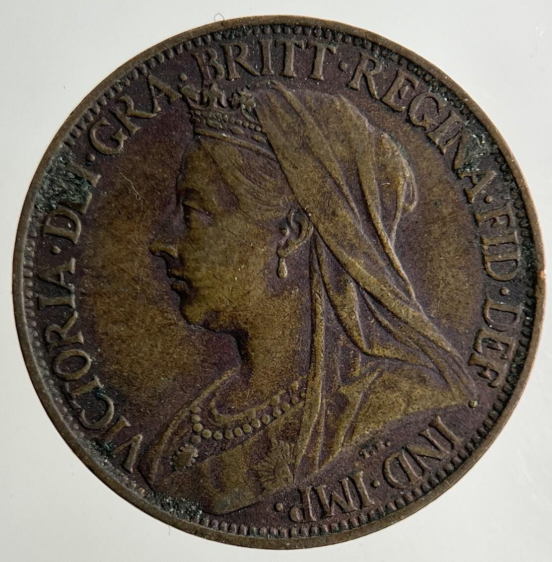 1901 Victoria Farthing Coin | Very High Grade