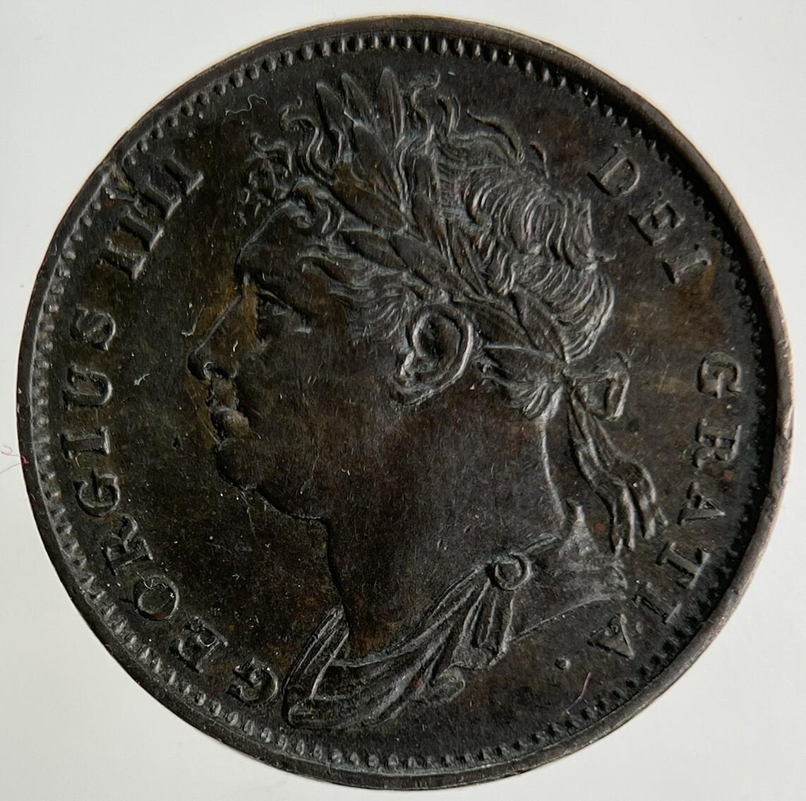 1921 George IV Farthing Coin | Very High Grade