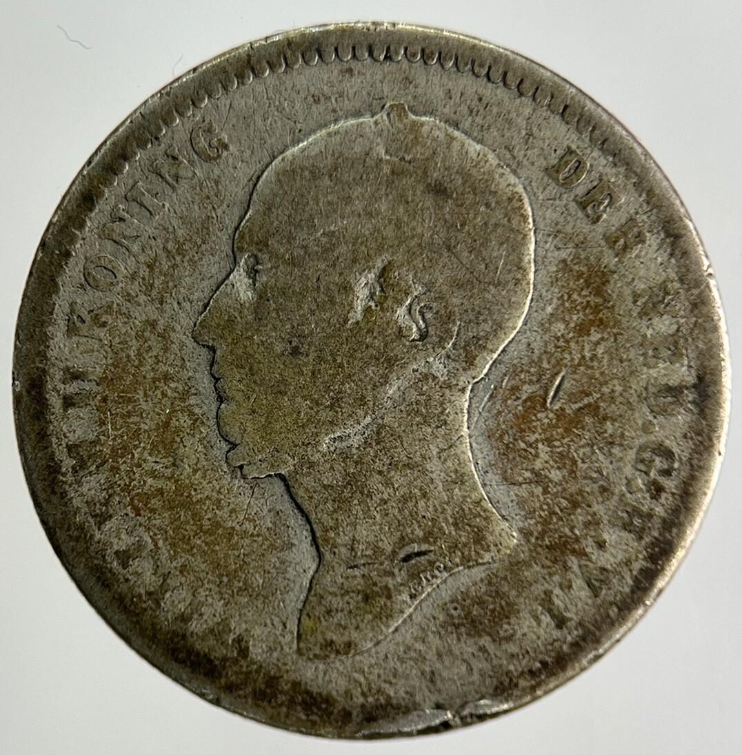 1848 Netherlands 25 Cents Silver Coin | Collectable Grade