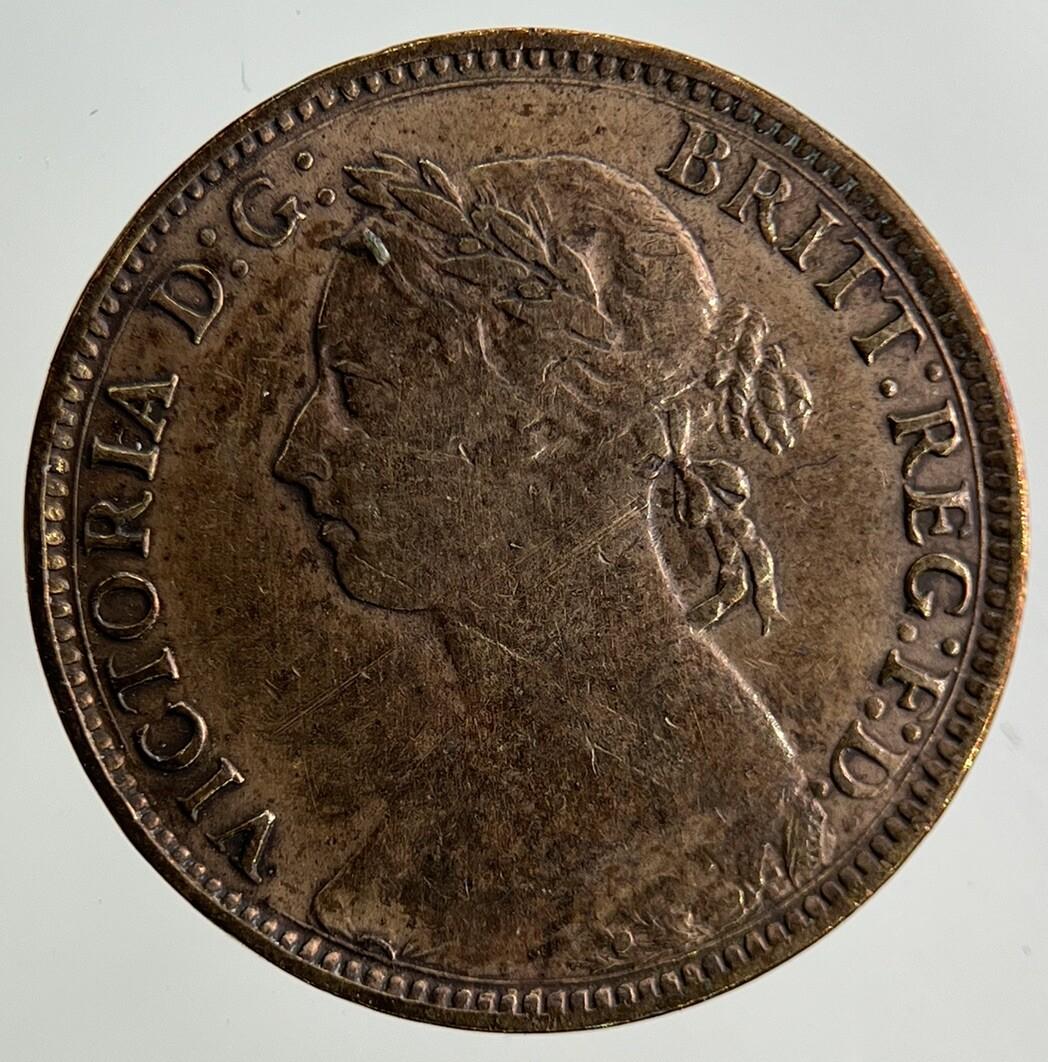 1891 Victoria Farthing Coin | Fine Collectable Grade