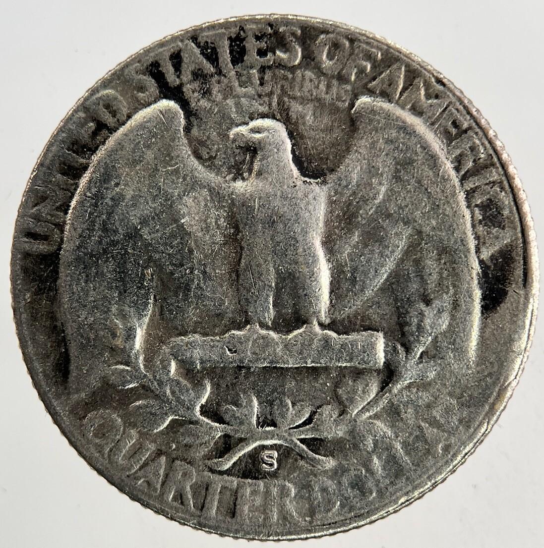 1935-S US USA Quarter Dollar Silver Coin | Fine Collectable Grade