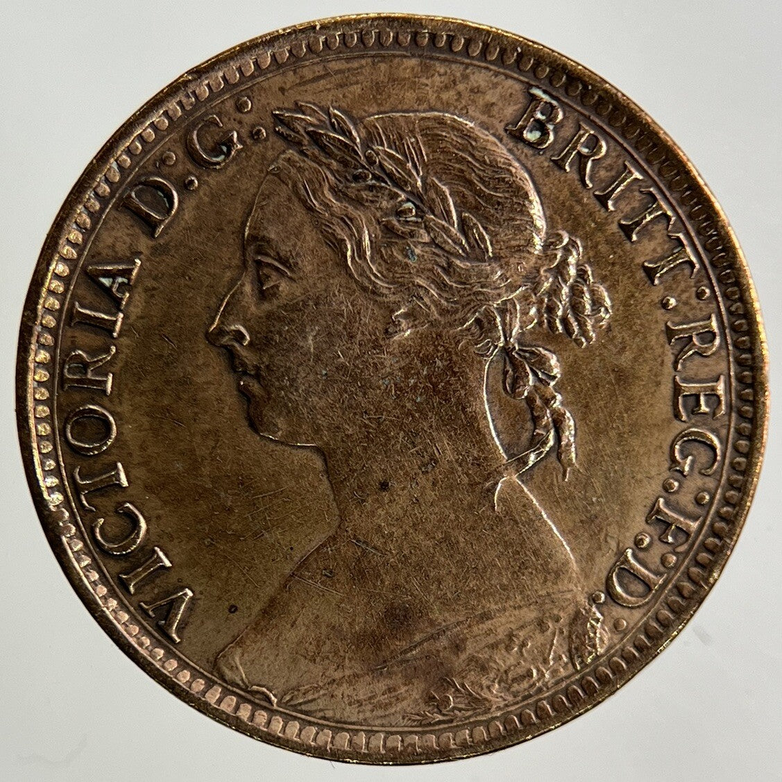 1885 Victoria Farthing Coin | Very High Grade