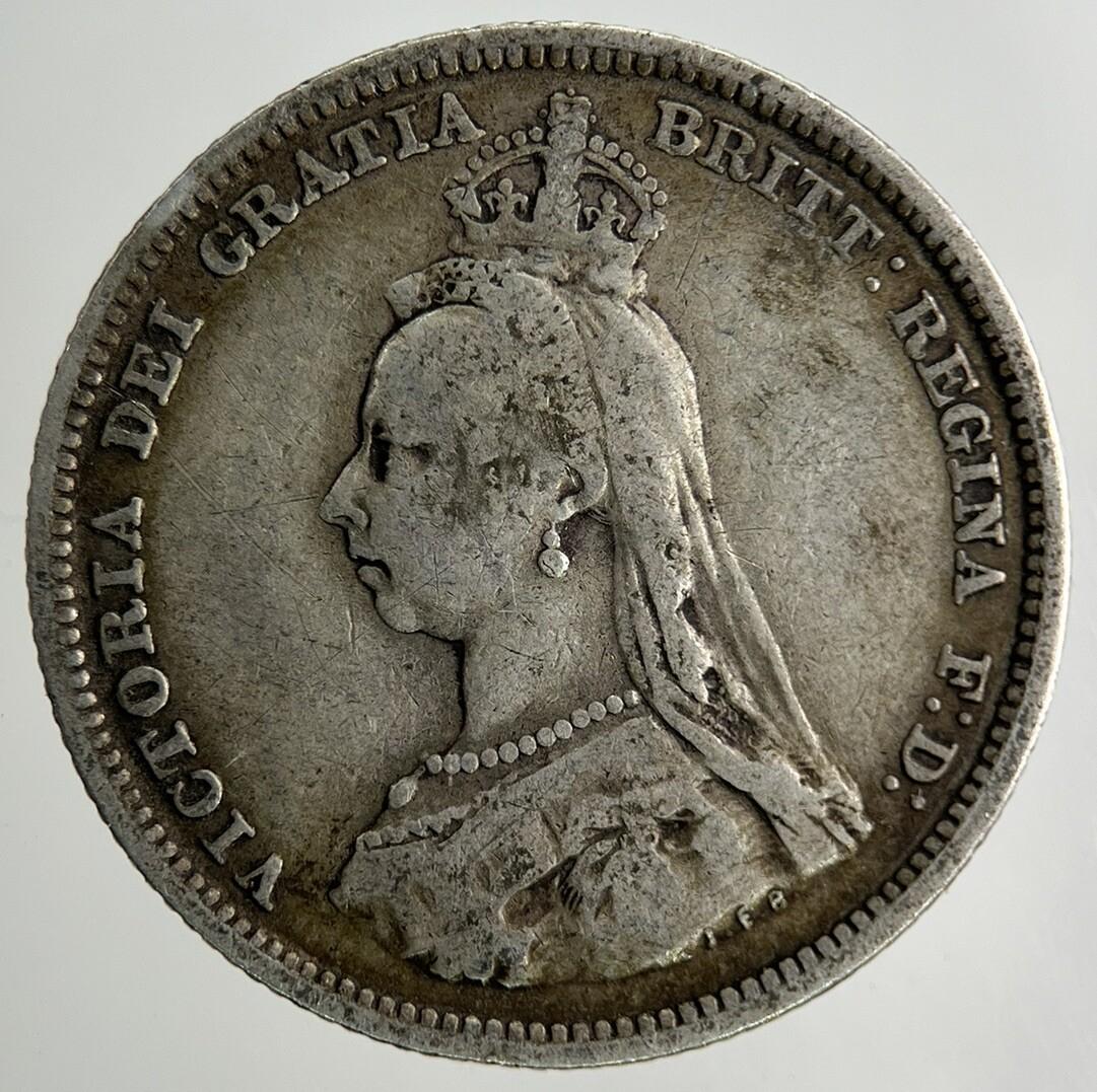 1887 Victoria Shilling Silver Coin | Collectable Grade