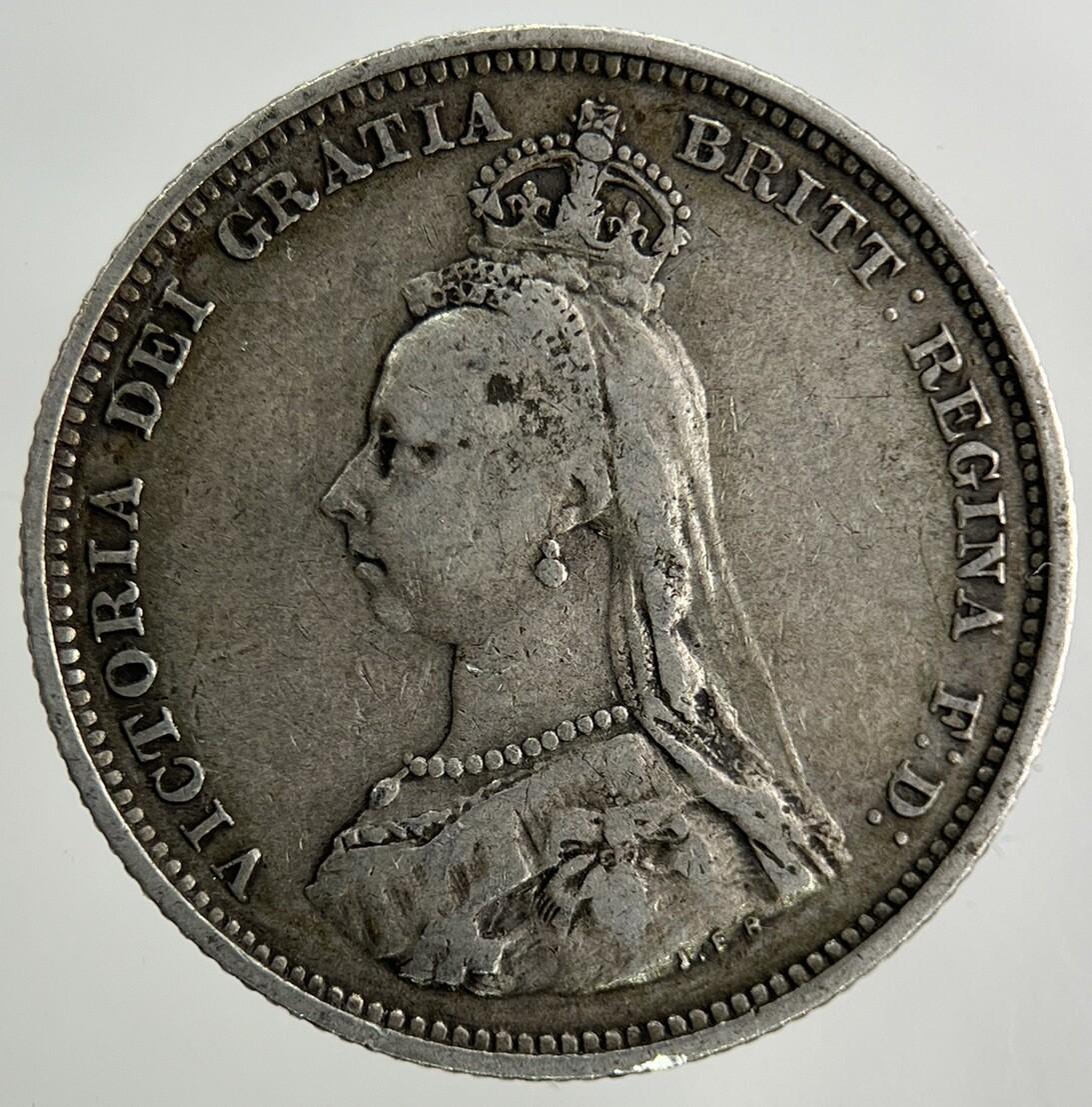 1887 Victoria Shilling Silver Coin | Collectable Grade