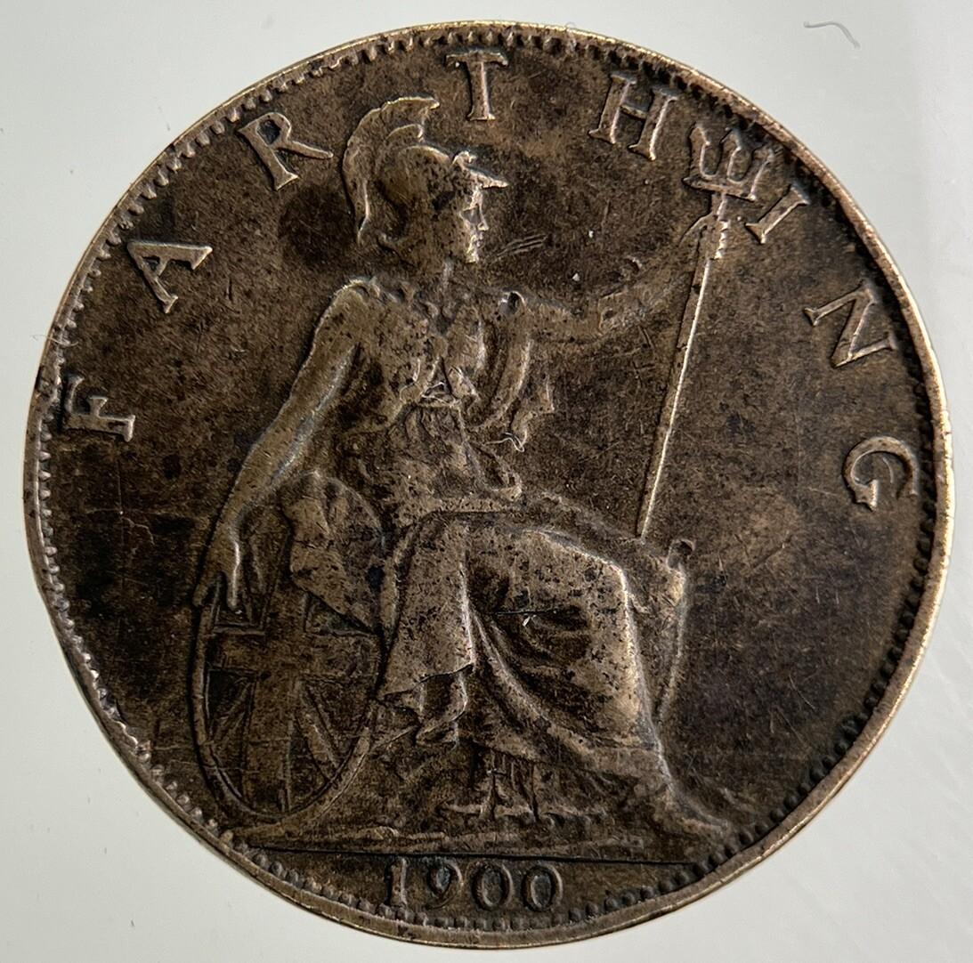 1900 Victoria Farthing Coin | Fine Collectable Grade