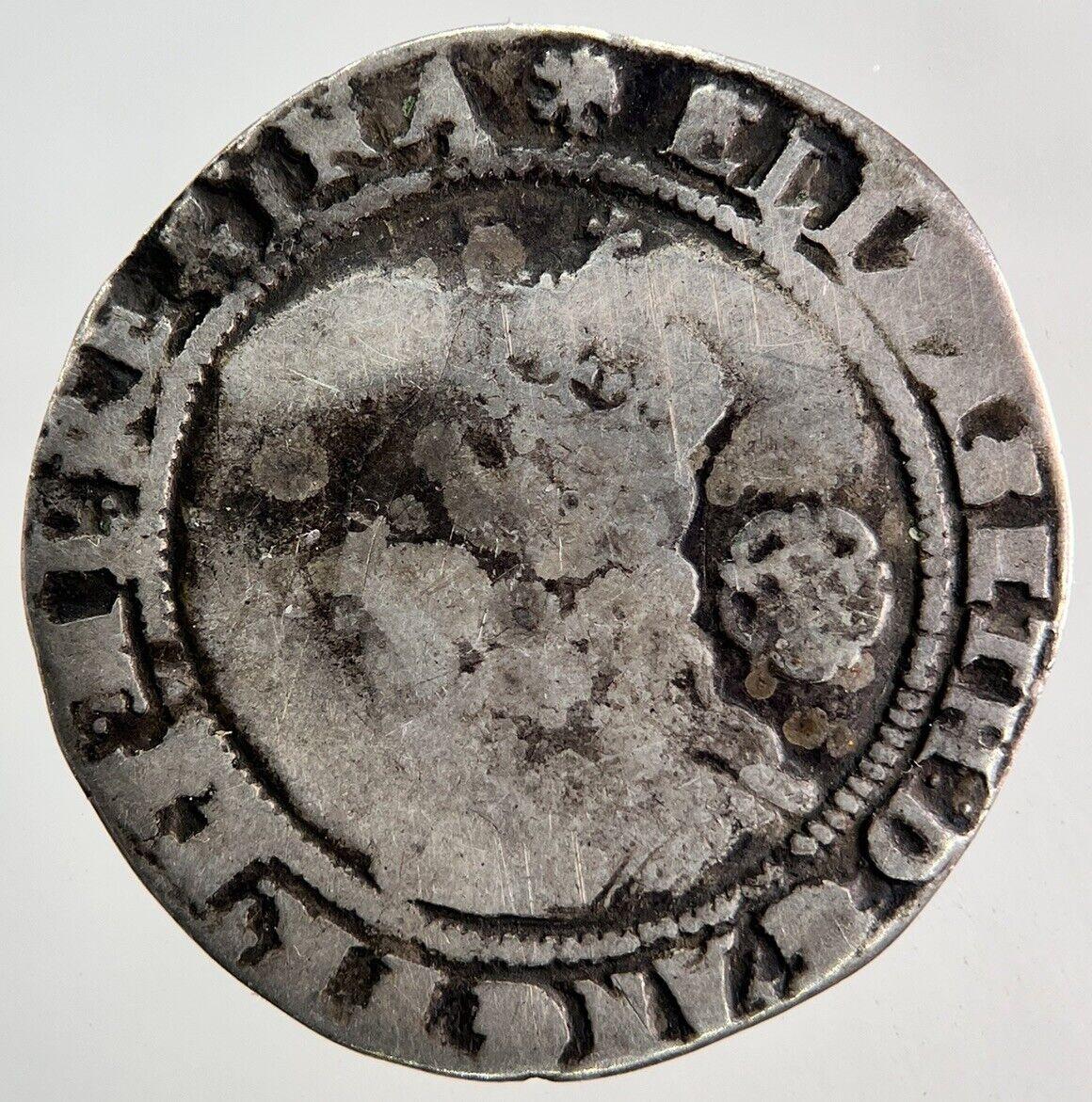 1574 Elizabeth I 1st Sixpence Hammered Silver Coin | Collectable Grade
