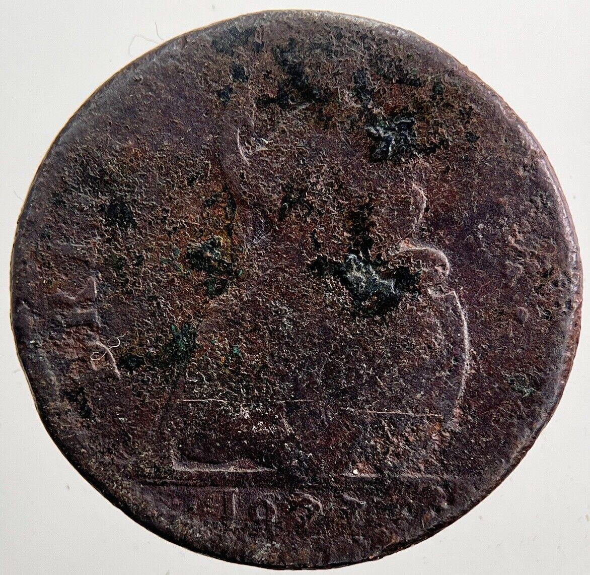 1673 Charles 2nd II Farthing Coin | Collectable Grade | a5953