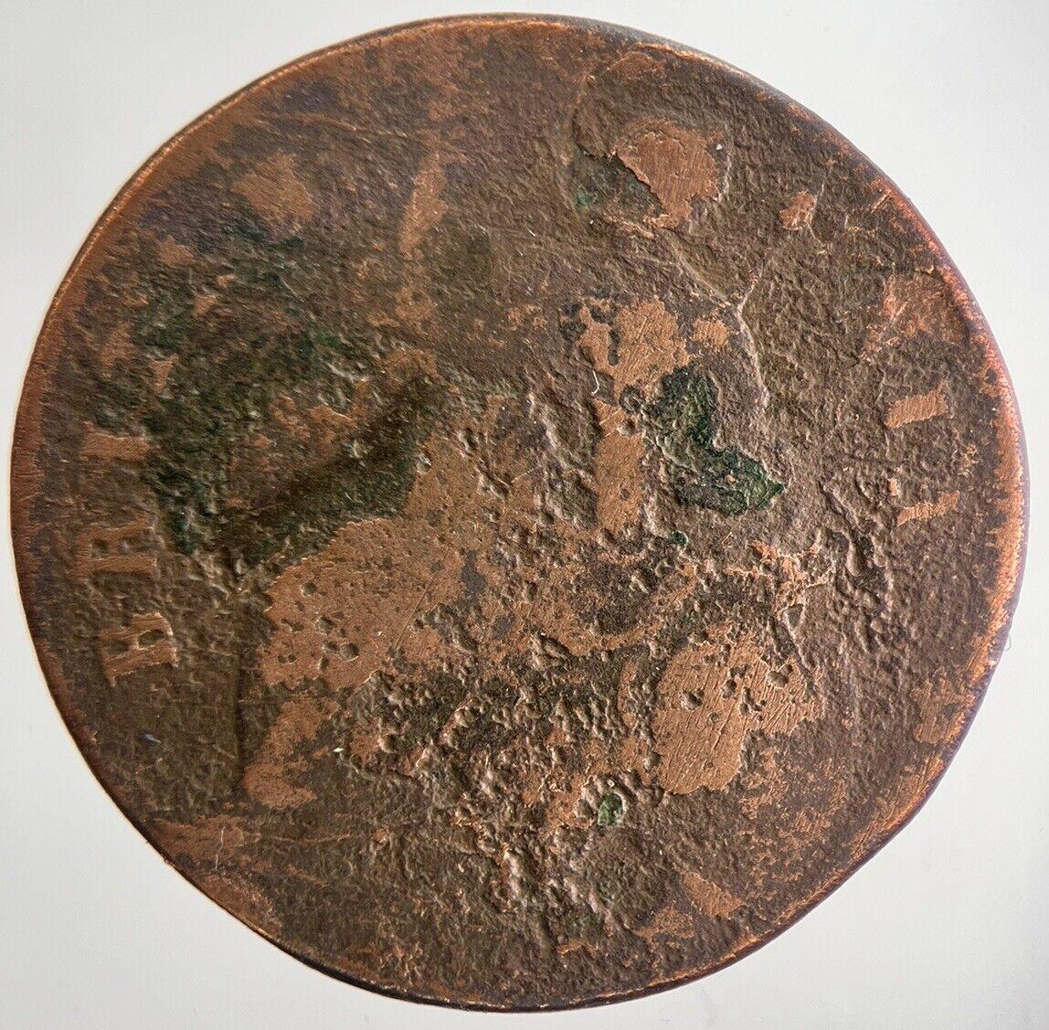 1660-1685 Charles II 2nd Half-Penny British Coin | Collectable Grade | a8612