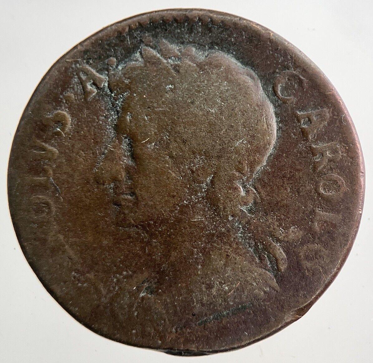1673 Charles II 2nd Farthing Coin | Collectable Grade | a9251