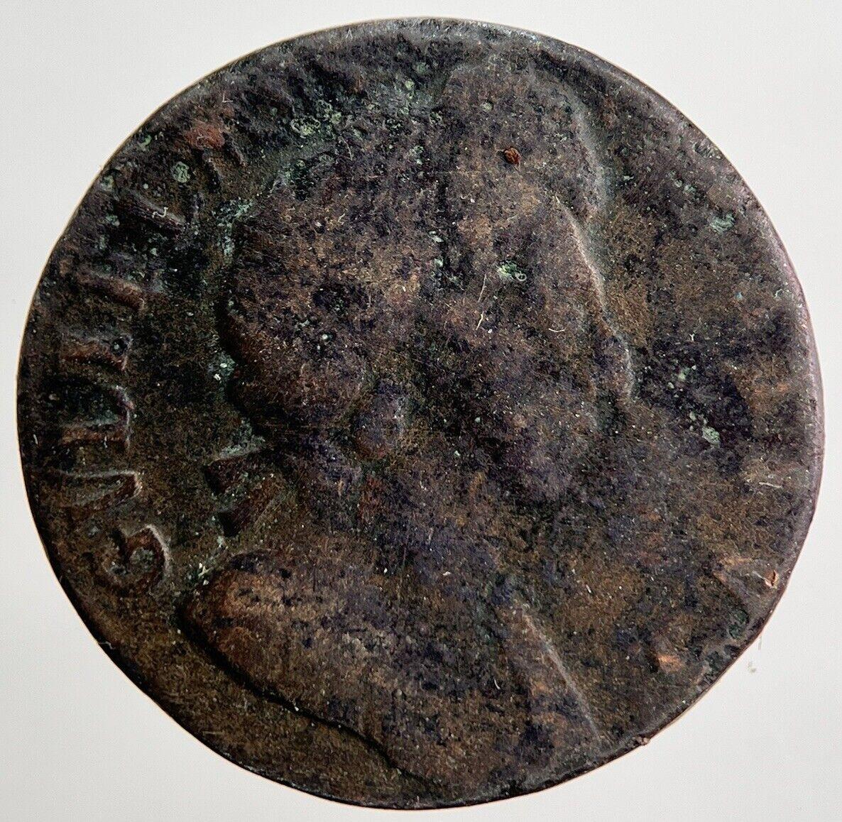 1696 William III Farthing Coin | Collectable Grade | a2035