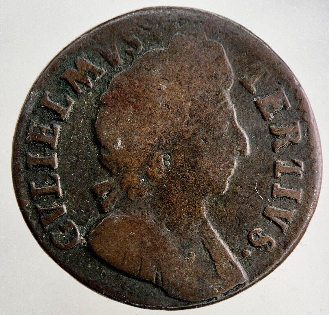 1699 William III 3rd Farthing Coin | Fine Collectable Grade