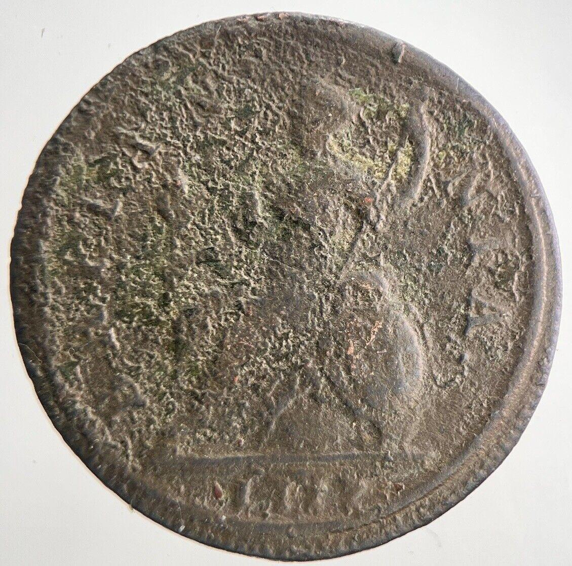 1717 George I 1st Half-Penny Coin | Collectable Grade | a7978